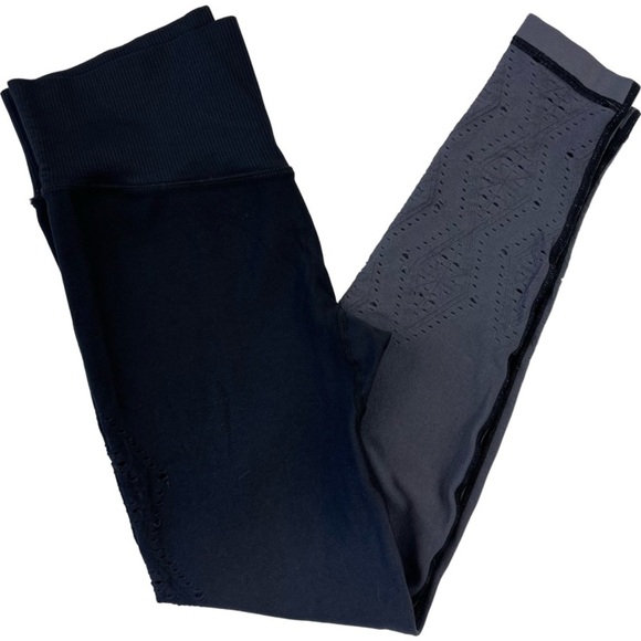 Pink SPORT by Victorias Secret Ombré  Black Gray Seamless Tights Leggings size S - Picture 5 of 10